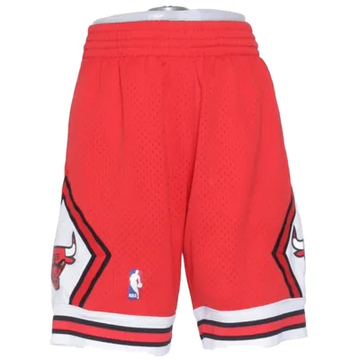 Basketball shorts (Red, White, Black) from Hardwood Classics x Mitchell & Ness Polyester