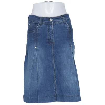 Denim skirt (Blue) from Gefa Cotton, Elastane, Polyester