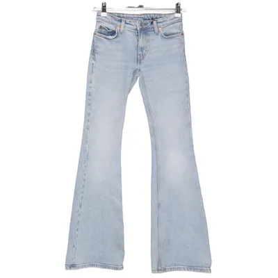 Jeans (Flame Low Flared Jeans) fra Weekday Bomuld, Elastan, Polyester