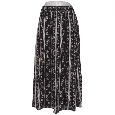 Maxi nederdel (Sort, Hvid, Flerfarvet) fra Lindex Viscose