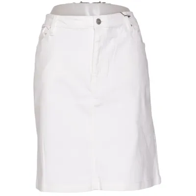 Jeanskjol (Vit) från Dobber Bomull, Elastan, Polyester