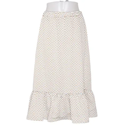 Långkjol (Kimora Karma Skirt Aop) från MSCH Copenhagen Elastan, Polyester