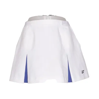 Sports skirt (White, Blue) from Yonex Polyester