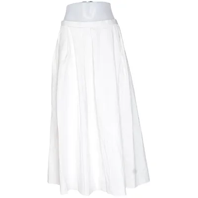 Kjol (Beige) från H&M Modern Classic Bomull, Elastan
