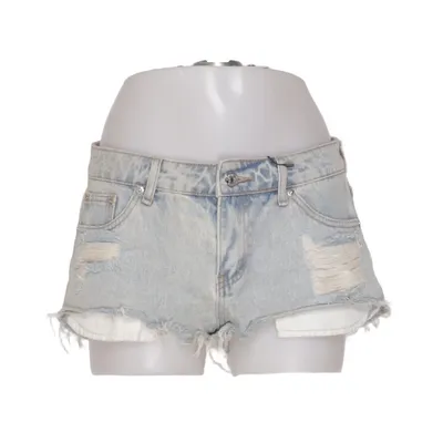 Denim shorts (Blauw) van Edikted Katoen