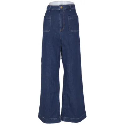 Jeans (Wide) från Lindex Bomull, Elastan