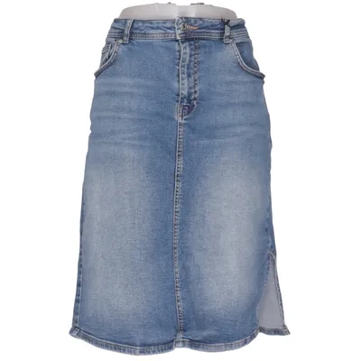 Denim skirt (Blue) from Denim Rebel Cotton, Elastane