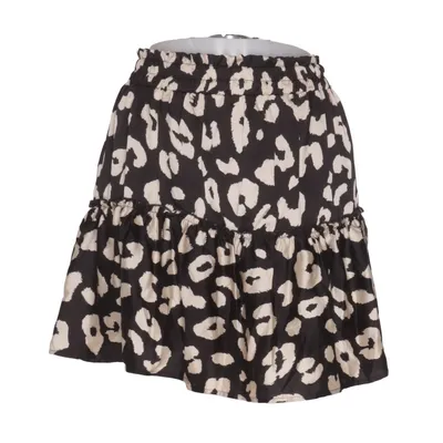 Jupe (Noir, Beige) de In April 1986 Polyester, Viscose