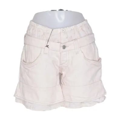 Denim shorts (Beige) from Evisu Cotton, Silk