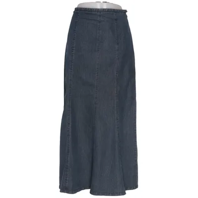 Spijkerrok (Blauw) van Vivance Collection Katoen, Elastaan, Polyester