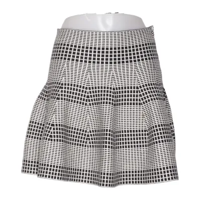 Jupe (Noir, Blanc) de Charbell Élasthane, Viscose