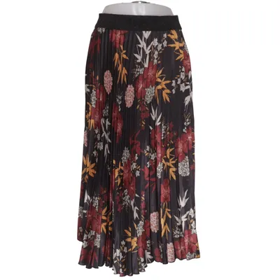 Långkjol (Svart, Flerfärgad) från V Milano Polyester