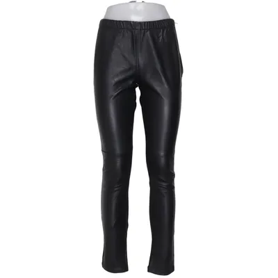 Læderbukser (Sort) fra Hallhuber Elastan, Læder, Polyamid, Polyester, Viscose