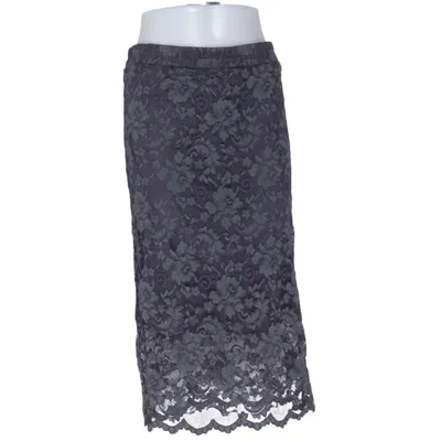 Jupe (Gris) de Ganni Élasthane, Polyamide, Viscose