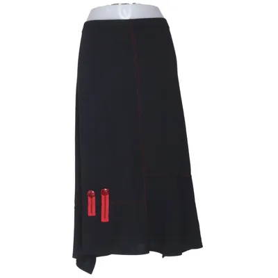 Kjol (Svart) från La Redoute Elastan, Polyester, Viskos