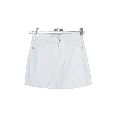 Denim skirt (White) from Pull & Bear