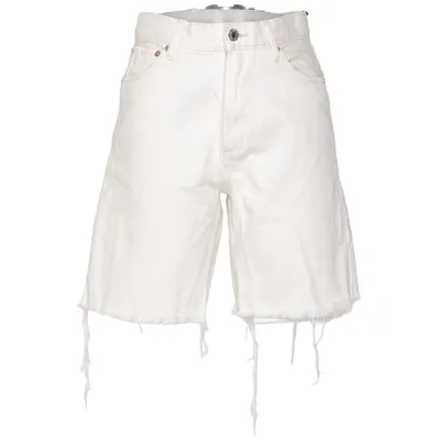 Short en jean (Blanc) de Mango Coton