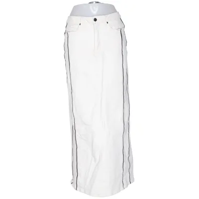 Jupe en jean (Blanc, Noir) de Gestuz Coton, Élasthane