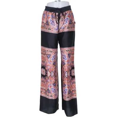 Pantalon patte d'éléphant (Noir, Multicolore) Polyester