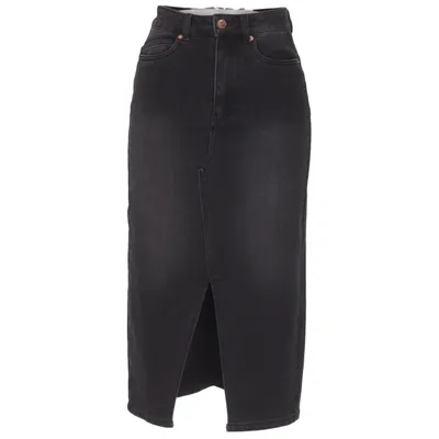 Jupe en jean (Gris) de Vero Moda Denim Coton, Élasthane, Viscose