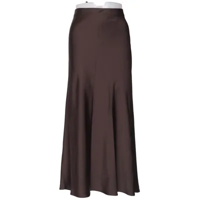 Maxi rok (Bruin) van Zara Elastaan, Polyester