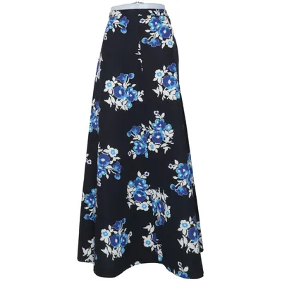 Maxi nederdel (Sort, Blå, Hvid) fra Barbarella Polyester