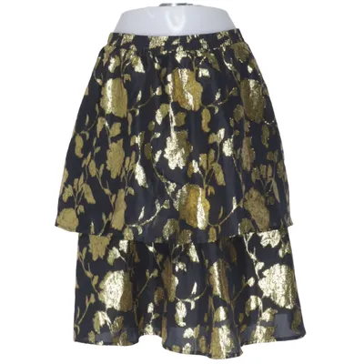 Skirt (Black, Gold) from MSCH Copenhagen Metallic fiber, Polyester