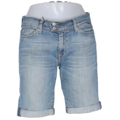 Denim shorts (Blue) from CR by Crocker Cotton, Elastane