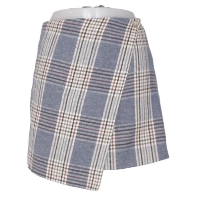 Jupe (Checked Wrap Skirt) de Camille Botten x NA-KD Polyester, Laine