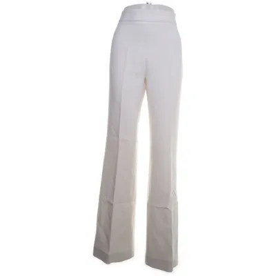 Kostymbyxor (Vit) från MaxMara Ull, Elastan, Nylon
