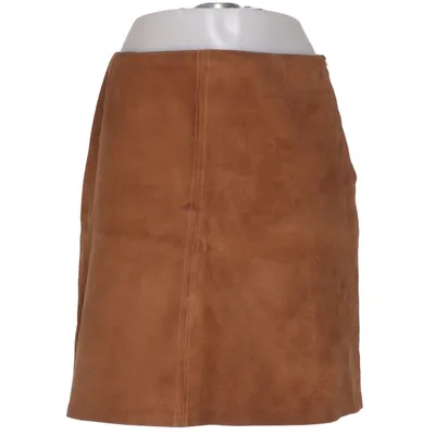 Leather skirt (Brown) from Wood Wood Polyester, Suede