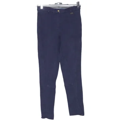 Ridebukser (Blå) fra CRW Classic Riding Wear Bomuld, Elastan