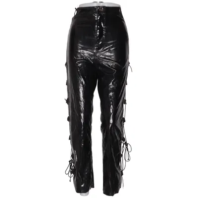 Vinyl pants (Black) from Phaze Elastane, Polyester
