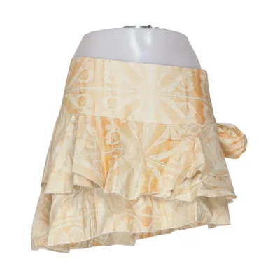 Kjol (Beige, Flerfärgad) från H&M Studio Bomull, Viskos