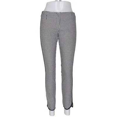 Byxor (Svart, Vit) från Lindex Elastan, Polyester, Viskos