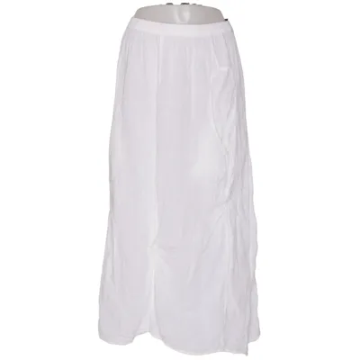 Maxi skirt (White) from Bohéme Linen, Polyamide