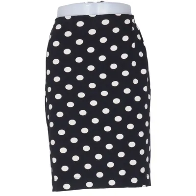 Skirt (Black, White) from Susskind Cotton, Elastane, Polyester