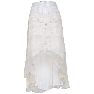 Skirt (White, Yellow) from Munthe plus Simonsen Silk