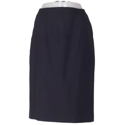 Skirt (Black) from Trevira Polyester, Wool