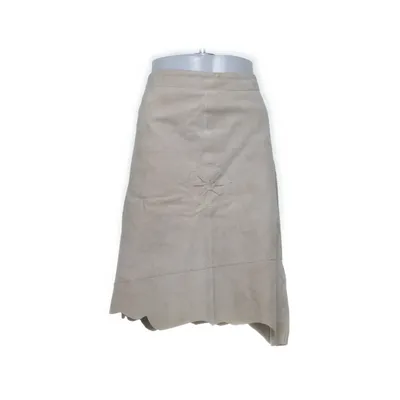 Läderkjol (Beige) från Dobber Mocka, Viskos