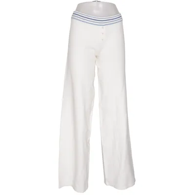 Palazzobukser (Hvid, Blå) fra Edikted Nylon, Polyester, Viscose