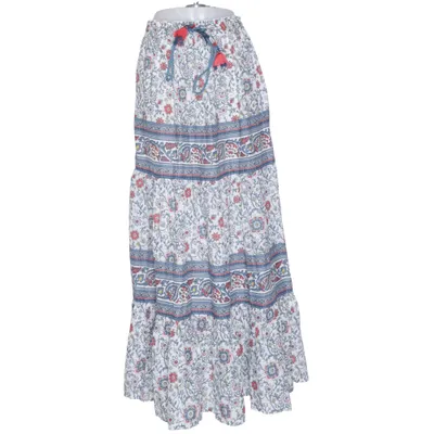 Långkjol (Vit, Blå, Röd) från Pepe Jeans Bomull, Viskos