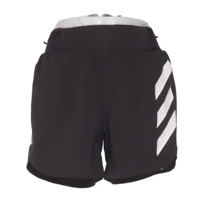 Trainingsshorts (Zwart, Wit) van Adidas Elastaan, Polyamide, Gerecycled polyester