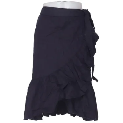 Omlottkjol (Wrap Over Flounce Linen Look Skirt) från NA-KD Elastan, Linne, Viskos