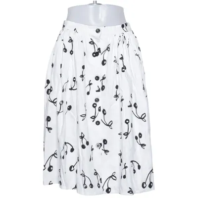 Jupe (Blanc, Noir) de Banned Retro Coton, Élasthane