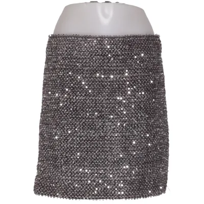 Rock (Schwarz, Silber) von Ichi Elasthan, Polyester