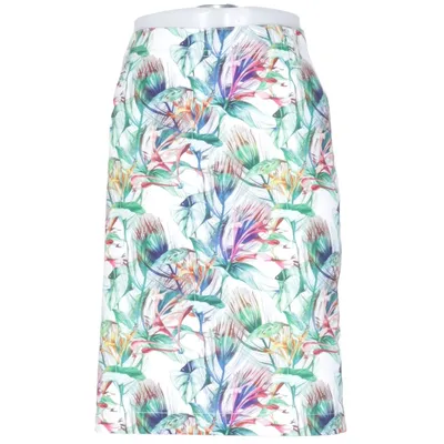 Skort (White, Multicolored) from Func Factory Elastane, Polyester
