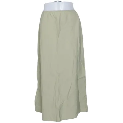 Jupe longue (Vert) de Uniqlo Élasthane, Lin, Polyester, Viscose