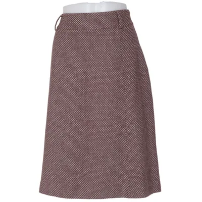 Skirt (Brown, Pink) from Brandtex Polyester, Wool