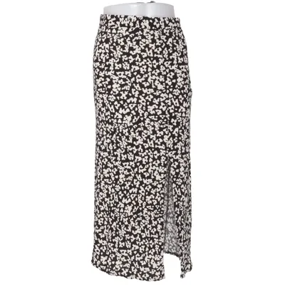 Maxi skirt (Black, White) from Kauf Dich Glücklich Viscose